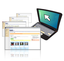 Manage your website content with MYCE&trade; web management.